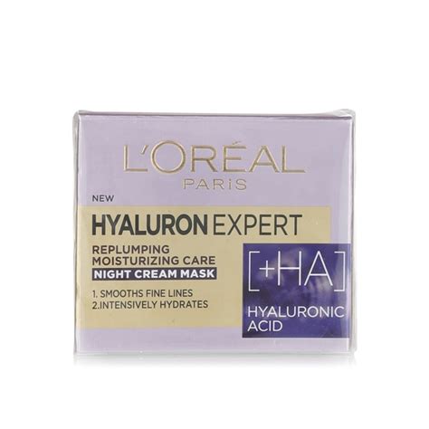 L Oreal Paris Hyaluron Expert Replumping Moisturizing Night Cream Mask