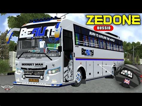 New ZEDONE Bus Mod Released For Bussid Free Mod YouTube