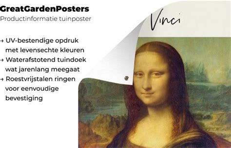 Tuin Decoratie Mona Lisa Leonardo Da Vinci Oude Meesters 30x40 Cm