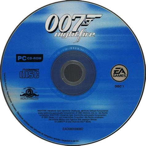 007 Nightfire 2002 Box Cover Art MobyGames