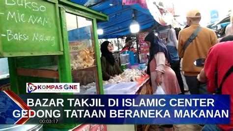 Bazar Takjil Ramadhan Pedagang Umkm Jual Beraneka Makanan Di Islamic