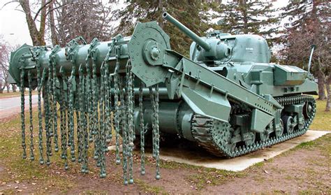 WW II Sherman Crab Anti Mine Flail Tank Specialized Tank Flickr