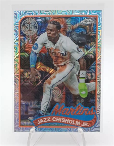 Jazz Chisholm Jr 2024 Topps Series 1 Silver Pack Mojo T89C 92 Sports