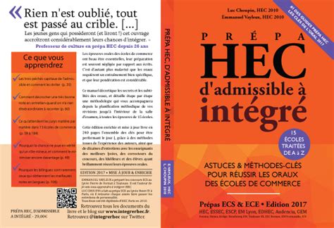 Couverture Réussir sa Prépa HEC