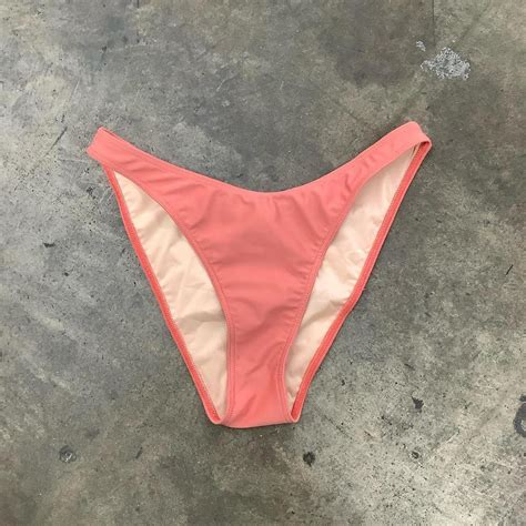 LAA IMPERFECT CORAL PANTY BIKINI Depop