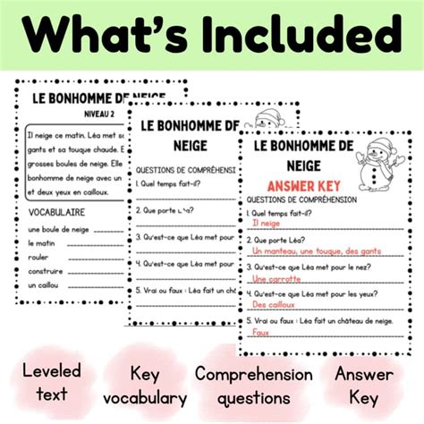 French Immersion Grade 3 Reading Comprehension Bundle Literacy