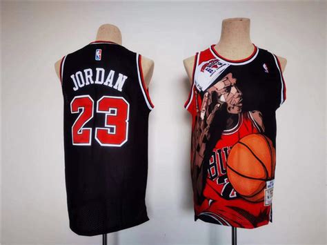 Mens Chicago Bulls 23 Michael Jordan Black Stitched Jersey