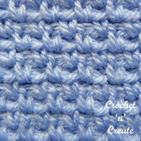 Free Crochet Stitch Tutorial-Woven Stitch - Crochet 'n' Create