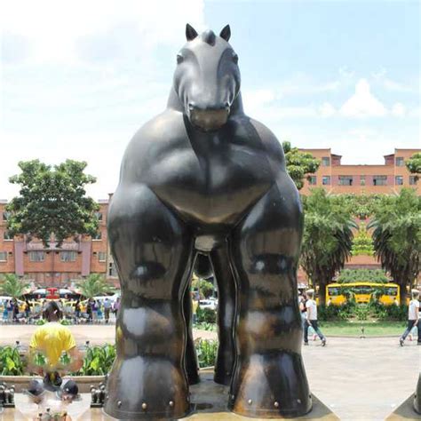 Famous Fernando Botero Style Bronze Botero Horse Statue Replica for Sale BOKK-495 - YouFine ...