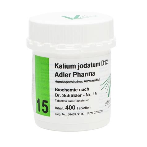 Kalium Jodatum D Adler Pharma Nr Tablette Tabletten St Ck