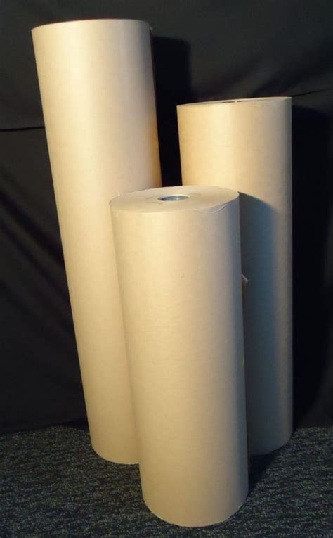 750mm x 80gsm Brown Kraft Wrapping Paper 235m - CSD Packaging