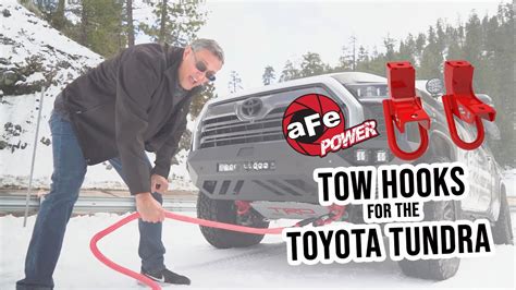 Afe Power Front Tow Hooks For The Tundra In Action Youtube