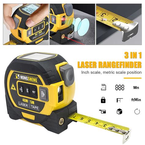 Multifuncional Laser Rangefinder 5m R Gua De Fita M Trica Infravermelho