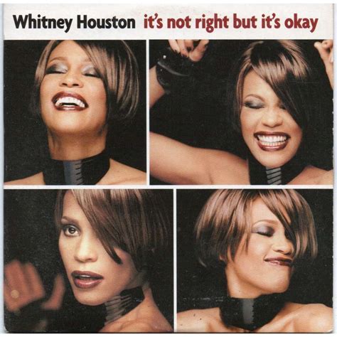 It S Not Right But It S Okay Whitney Houston Cd