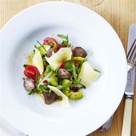 Gourmetsalat Mit H Hnerleber Und Schweizer Emmentaler Aop Schweizer K Se