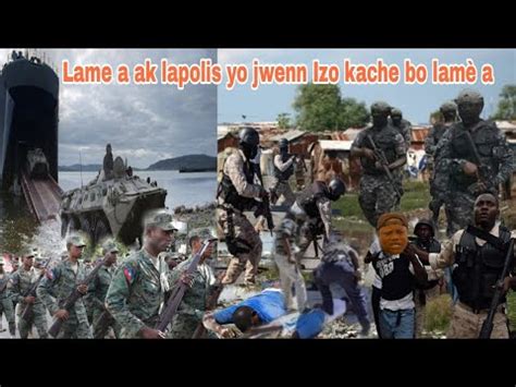 Video Lame A Ak Lapolis Anvayi Vilaj De Dye Anpil Bandi Pran Bal Pami