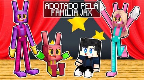 Fui Adotado Pela Familia Jax Amazing Digital Circus Youtube