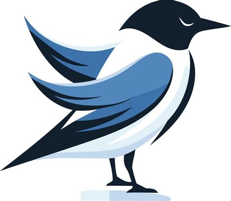 Abstract Blue Bird Logo Design Vector Art At Vecteezy