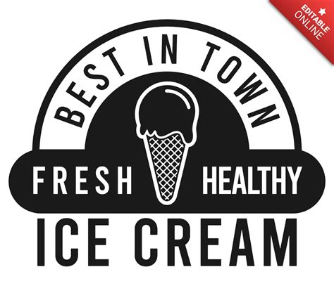 Ice Cream Logo Design Template | Free Design Template