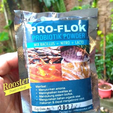 Jual Proflok Gram Probiotik Ikan Bakteri Starter Kolam Terpal