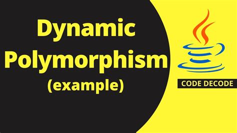 Dynamic Polymorphism By Example Youtube