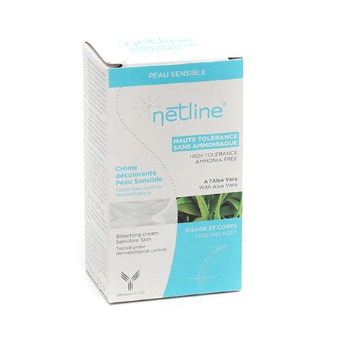 Netline Crème Décolorante Sans Ammoniaque Aloe Vera Peau Sensible