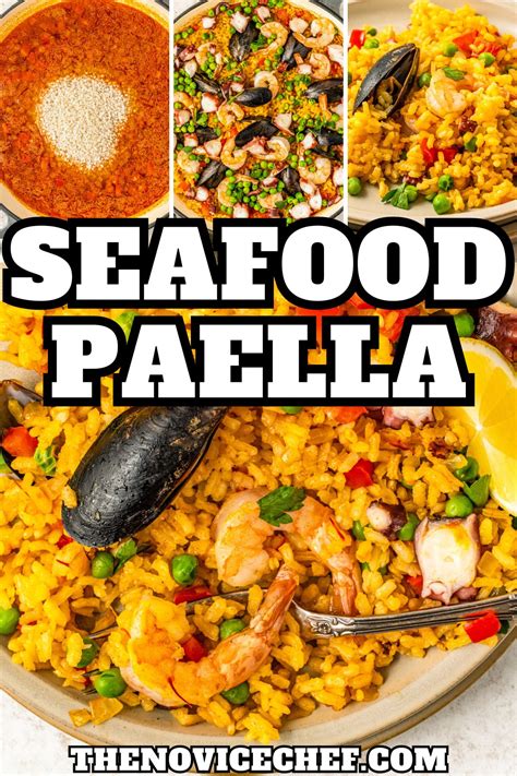 Seafood Paella Recipe | The Novice Chef