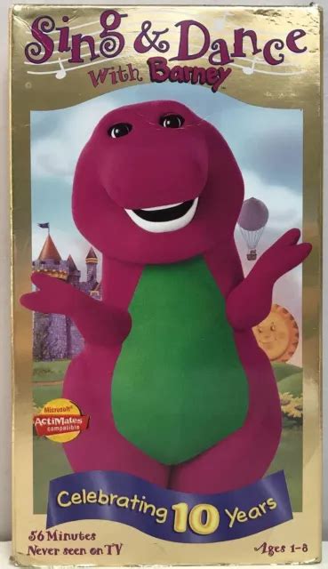 Barney And Friends Sing And Dance With Vhs Video Tape 10 Years Buy 2 Get 1 Free Pbs Eur 275