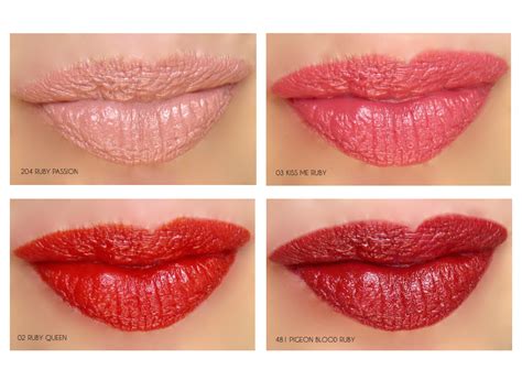 Lancome Absolu Ruby Cream Lipstick Swatches Ommorphia Beauty Bar