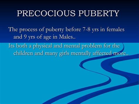 Precocious Puberty Ppt