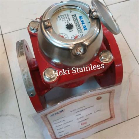 Promo Flow Meter Shm Flange Inch Dn Meteran Air Limbah Shm