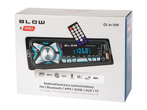 Radio Samochodowe Z Usb Mp Bluetooth Aux Blow X Pro Pozna Staro Ka