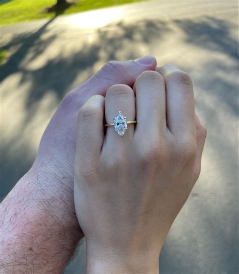 Vintage Ct Marquise Cut Moissanite Engagement Ring Vintage