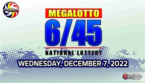 Lotto Result Today Wednesday December Official Pcso