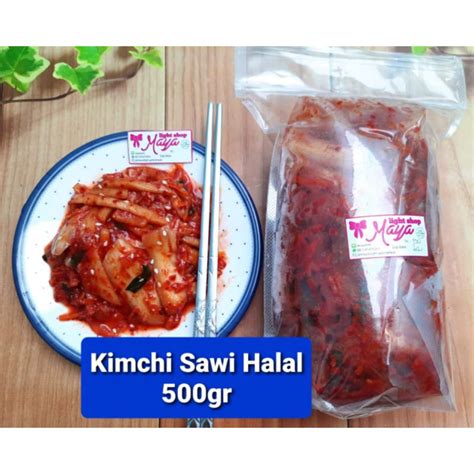 Jual Kimchi 500gr Sawi Fresh Korea Halal Korean Snack Topoki Tteokbokki