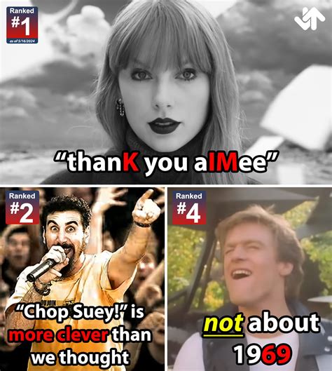 Weird - Song Titles With Hidden Messages, Ranked By Cleverness Link in