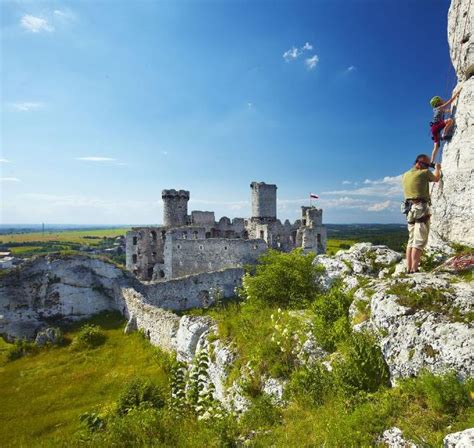 Zamek Ogrodzieniec W Podzamczu Jura Krakowsko Cz Stocho