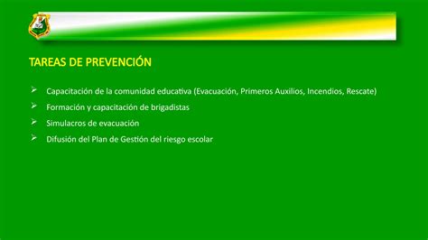 Ppt Plan De Prevencion Riesgo Escolar Pptx