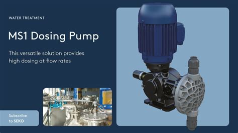 Introducing The SEKO Spring MS1 MSV Mechanical Diaphragm Dosing Pumps