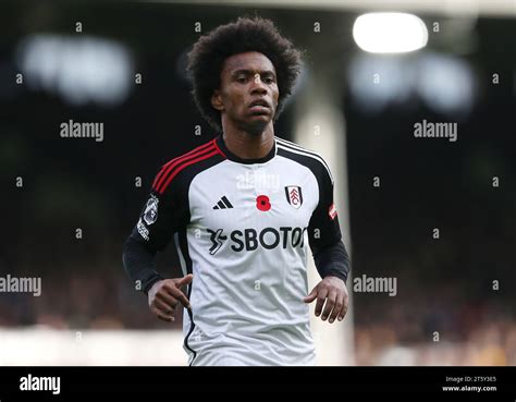 Willian Of Fulham Fulham V Manchester United Premier League Craven