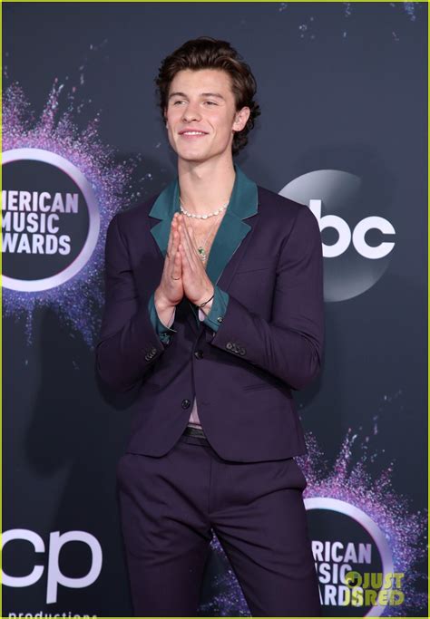 Shawn Mendes Hits The Red Carpet Solo At Amas Photo