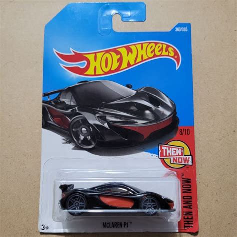 Jual Hot Wheels Kemasan Kerut Tekuk Mclaren P Then And Now Black Red Shopee Indonesia
