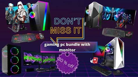 Best Exclusive Quality Budget Gaming pc bundle with monitor ...