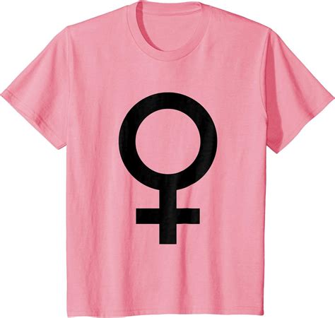 Black Female Gender Symbol T Shirt Clothing Shoes And Jewelry