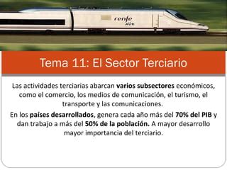 El Sector Terciario Ppt