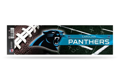 Carolina Panthers Bumper Sticker Officially Licensed Nfl Custom