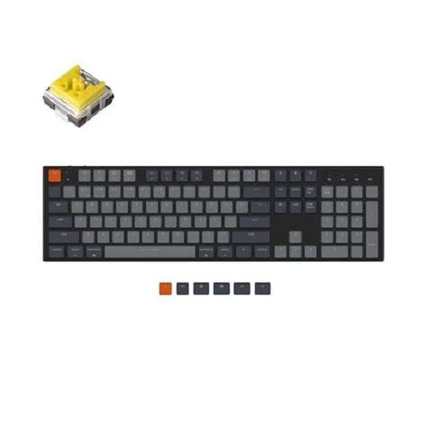 Jual Keychron K5 Ultra Slim Full Size Optical Hot Swappable WHITE Backlight Banana Switch Di