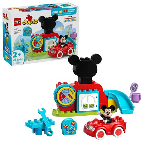 Lego Mickey Mouse - LEGO DUPLO Disney Mickey Mouse Clubhouse & Car Building Kit - Color ...