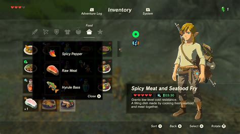 Zelda Breath Of The Wild Extra Stamina Recipes Deporecipe Co