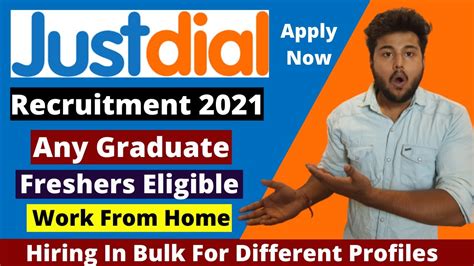 Just Dial Recruitment Just Dial Jobs For Freshers Latest Job